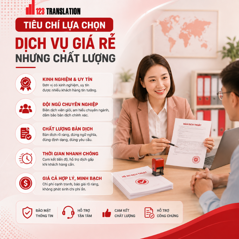 Dịch thuật công chứng Quận 5 giá rẻ cung cấp giải pháp dịch nhiều loại giấy tờ với chi phí hợp lý và quy trình thuận tiện.