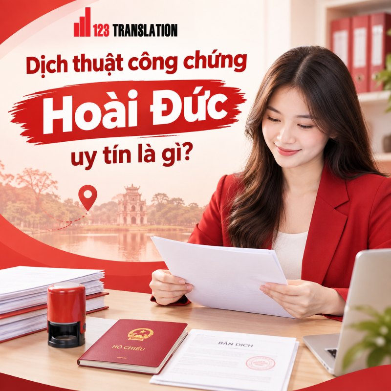 Khi lựa chọn Dịch thuật công chứng Hoài Đức uy tín, khách hàng nên kiểm tra kỹ độ chính xác của bản dịch, thời gian hoàn thành và hình thức công chứng phù hợp.