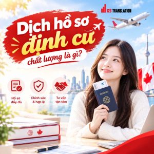 Nên lựa chọn dịch vụ có chi phí dịch hồ sơ định cư chất lượng rõ ràng, quy trình chuyên nghiệp và thời gian xử lý phù hợp.