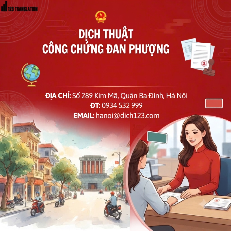 Dịch thuật công chứng Đan Phượng