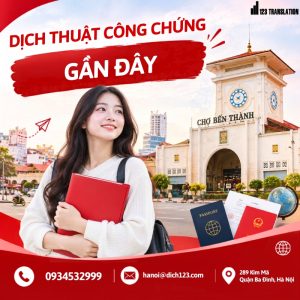 Dịch thuật công chứng gần đây