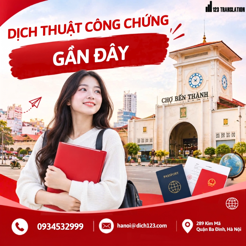Dịch thuật công chứng gần đây