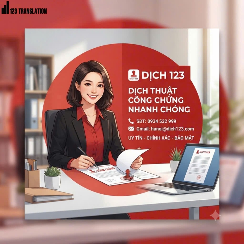 Dịch thuật công chứng gần nhất