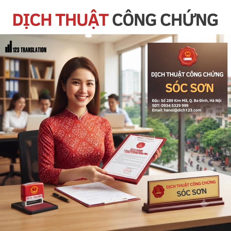 Dịch thuật công chứng Sóc Sơn