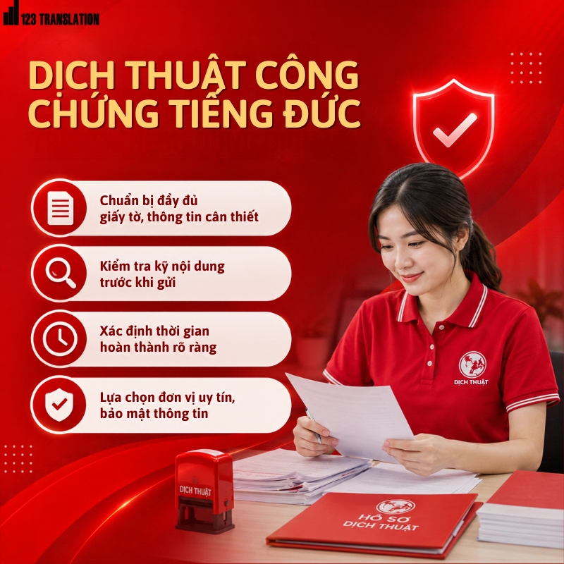 Dịch thuật công chứng tiếng Đức