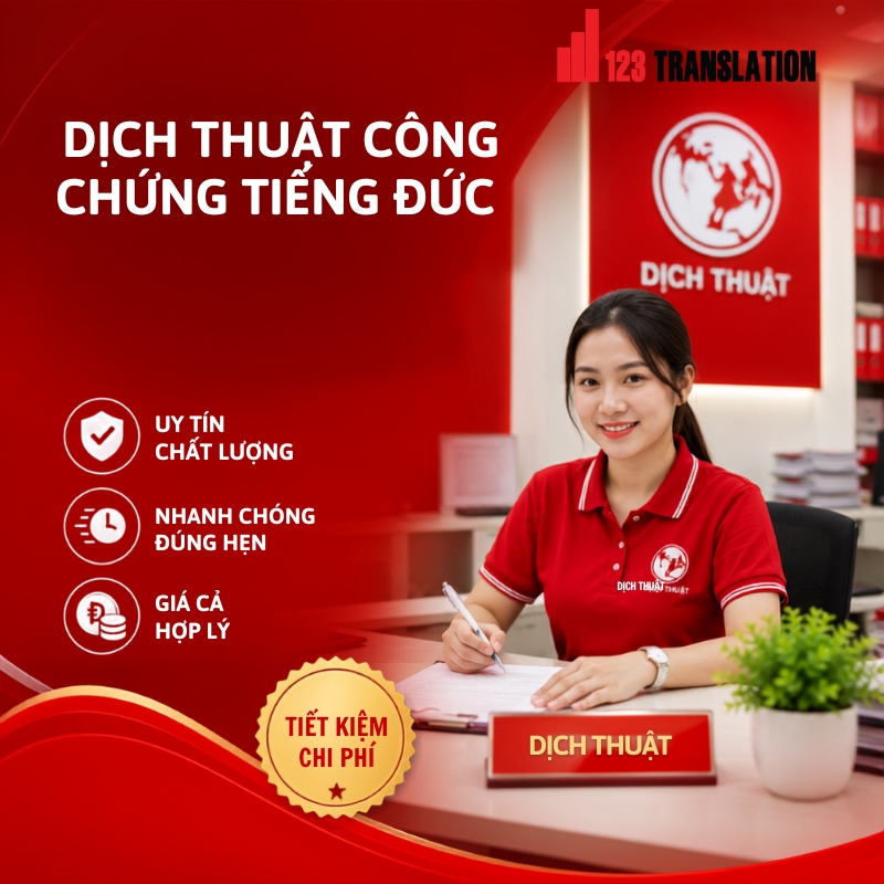 Dịch thuật công chứng tiếng Đức