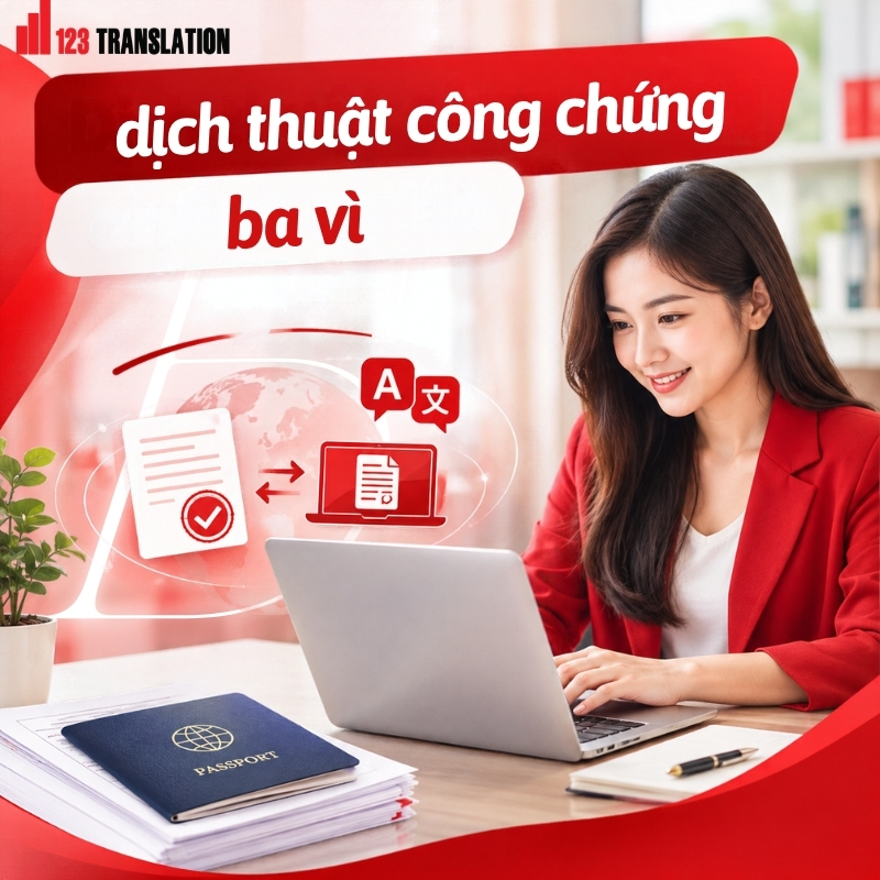 Dịch thuật công chứng Ba Vì