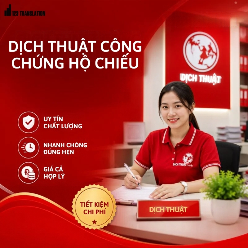 Dịch thuật công chứng hộ chiếu