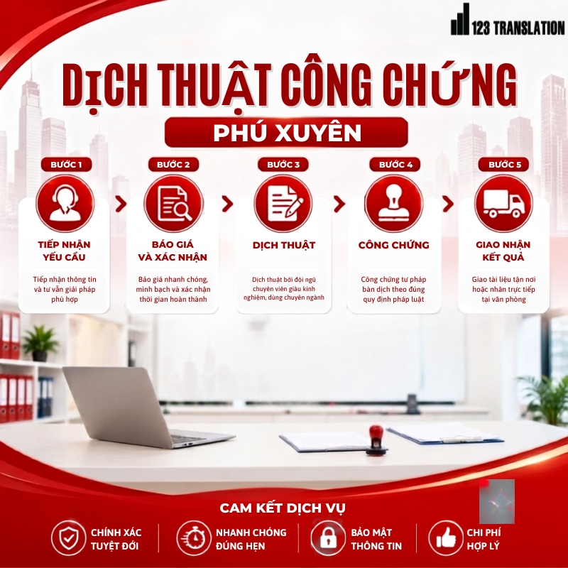 Dịch thuật công chứng Phú Xuyên