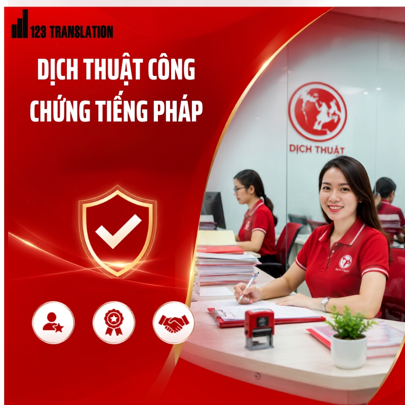 Dịch thuật công chứng tiếng Pháp